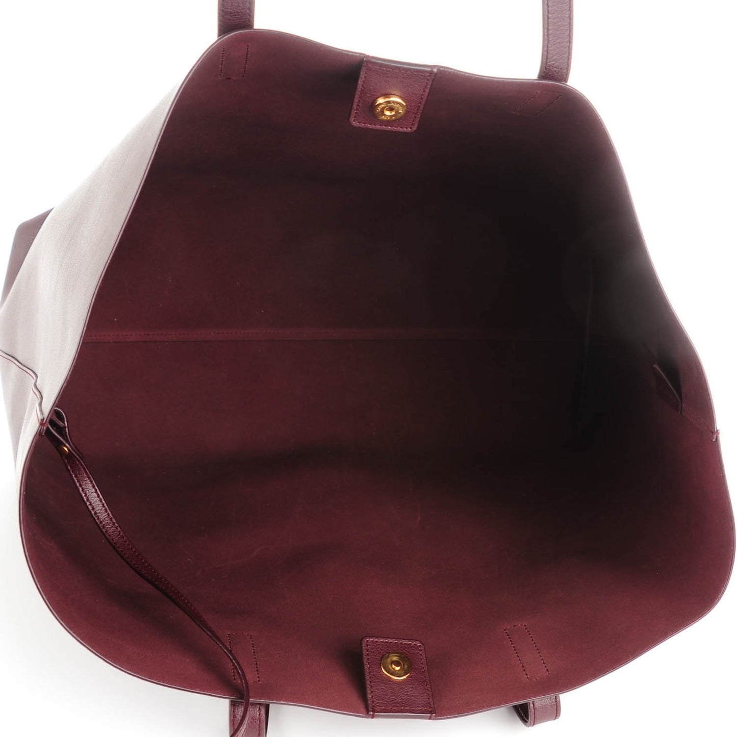 Calfskin Large Shopping Tote Amaranto