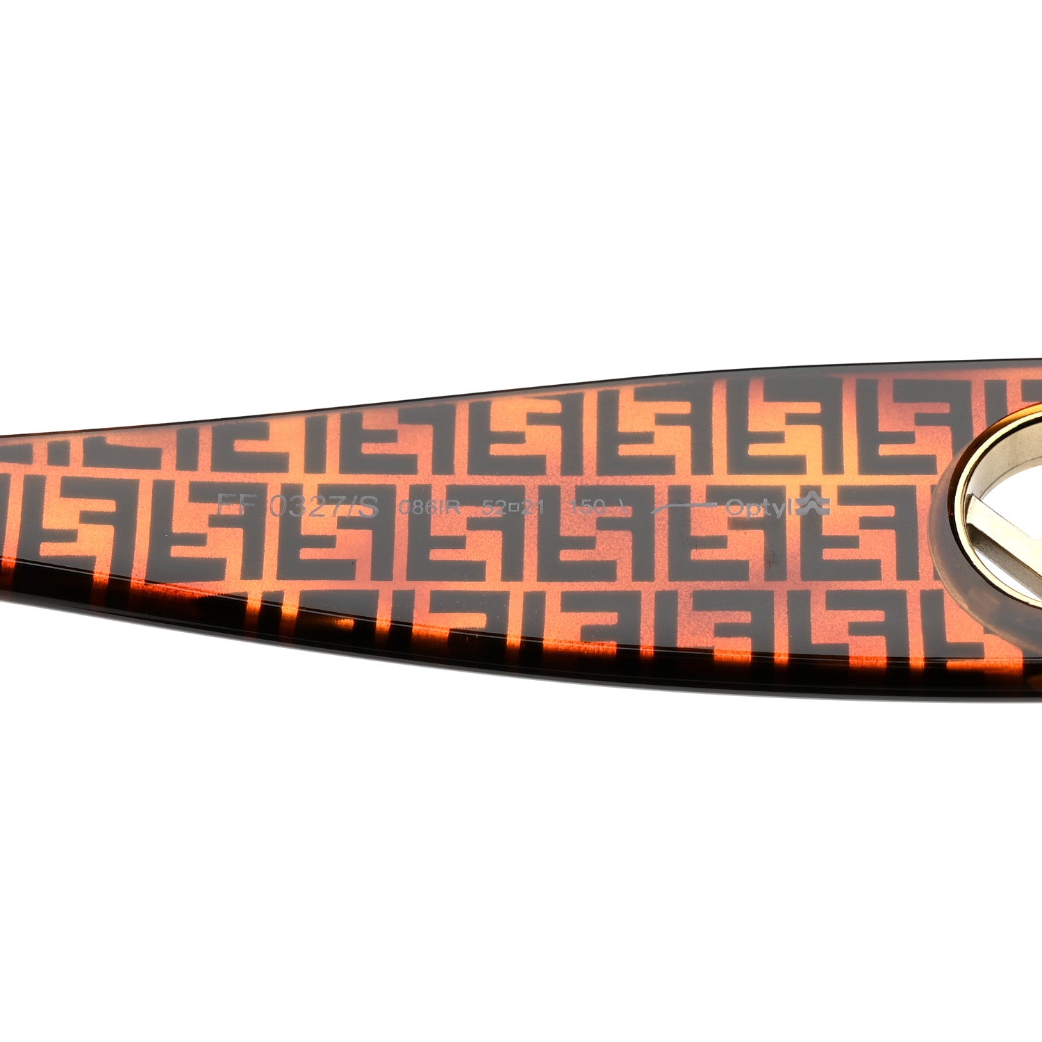 Fendi Acetate F is Fendi FF 51mm Cat Eye Sunglasses 0327/S Tortoise Camouflage 5 of 7
