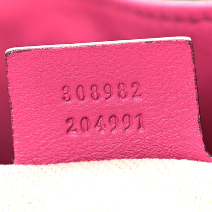 Gucci Vernice Naplack Medium Soho Chain Shoulder Bag Bright Bougainvillea 7 of 10