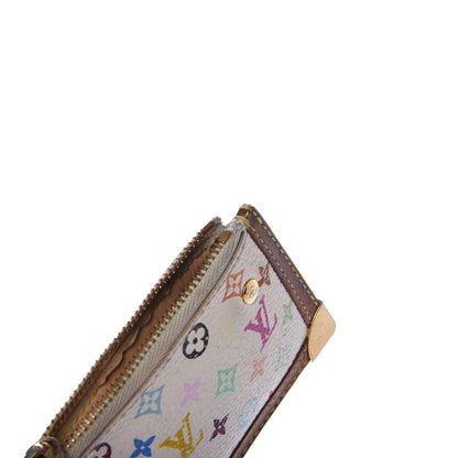 Louis Vuitton Monogram Multicolor Key Pouch White 7 of 7