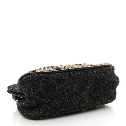 Chanel Wool Tweed Frame Bag Grey Multicolor 4 of 11