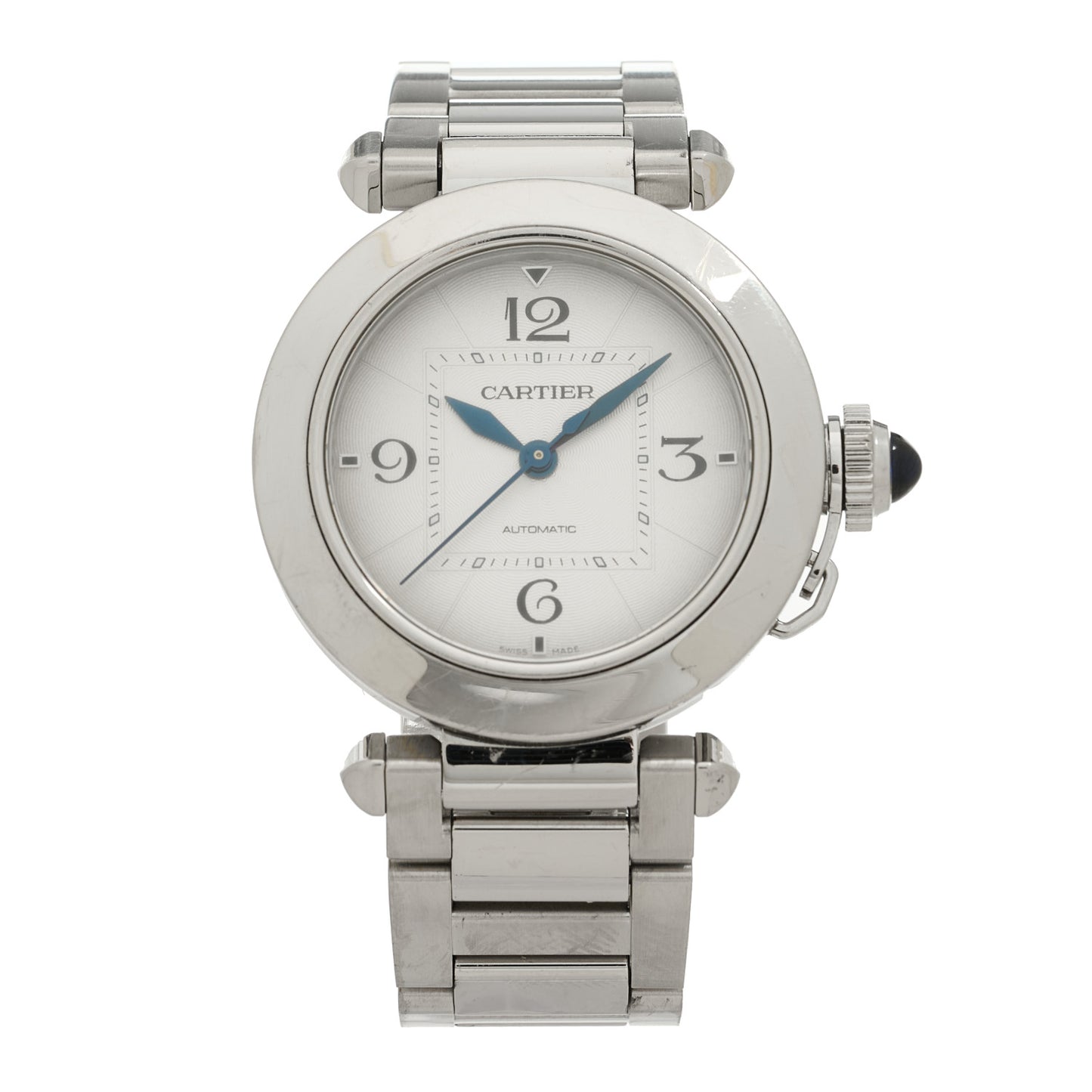 Stainless Steel 35mm Pasha C Automatic Watch Silver