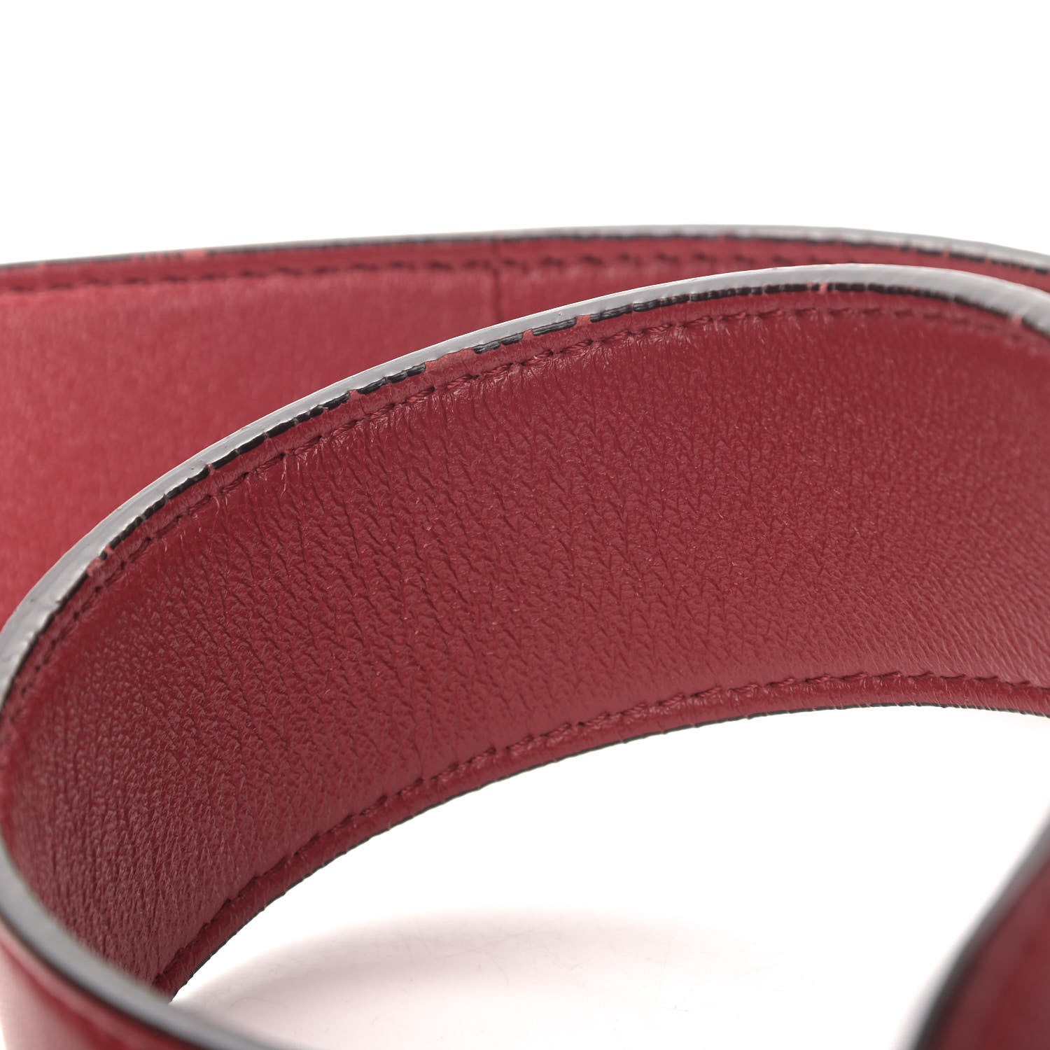Fendi Nappa FF 1974 Embossed Baguette Fragola 10 of 10