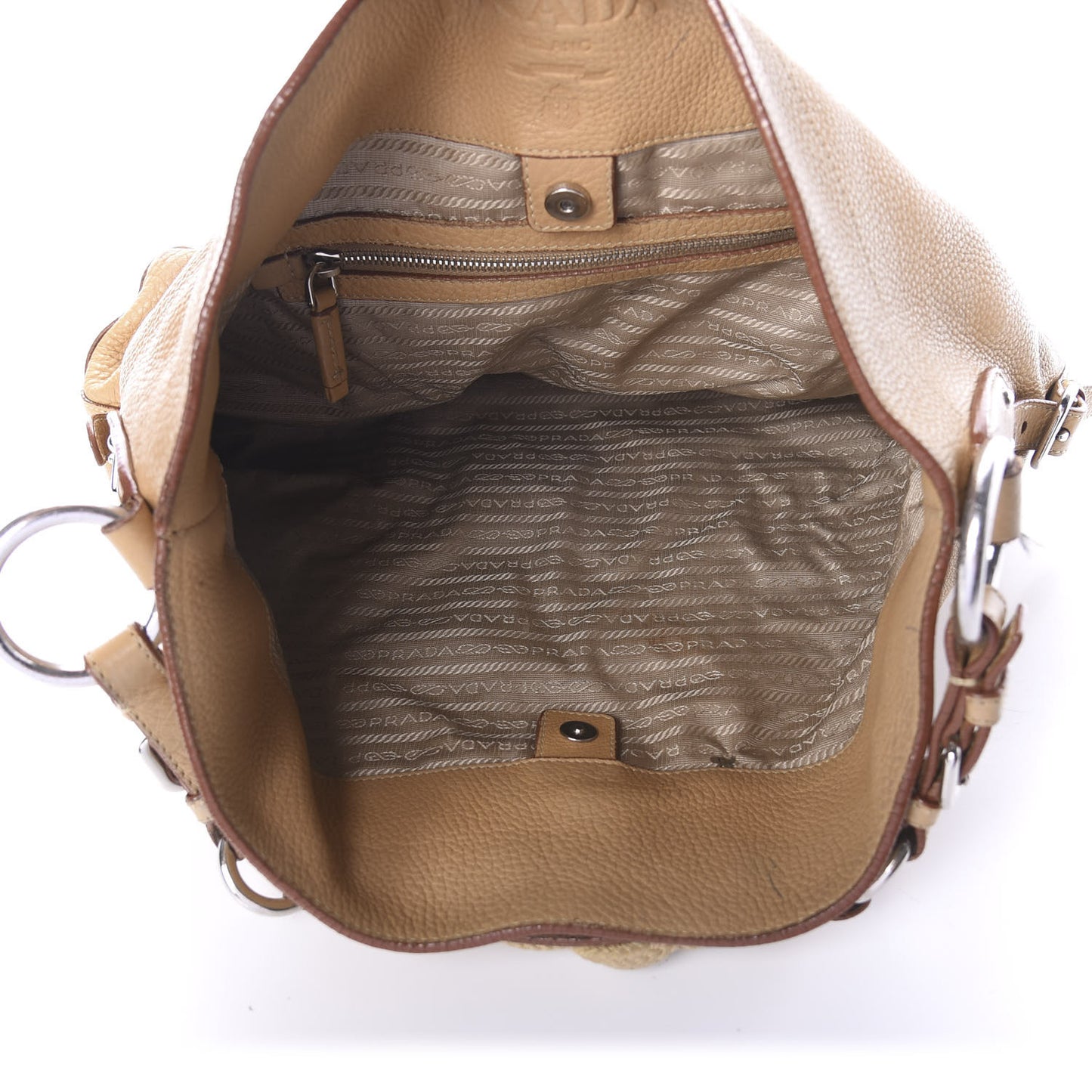 Vitello Daino Hobo Sabbia