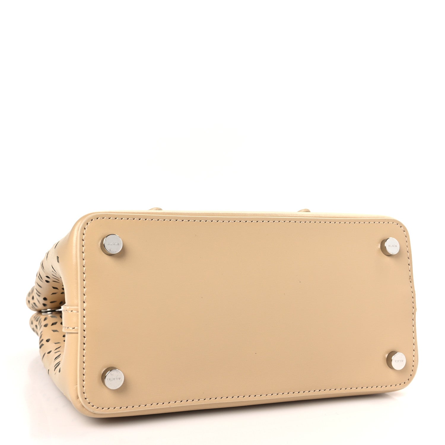 Alaia Palmelatto Calfskin Fiori Degrade Mina 20 Bag Sable 5 of 9