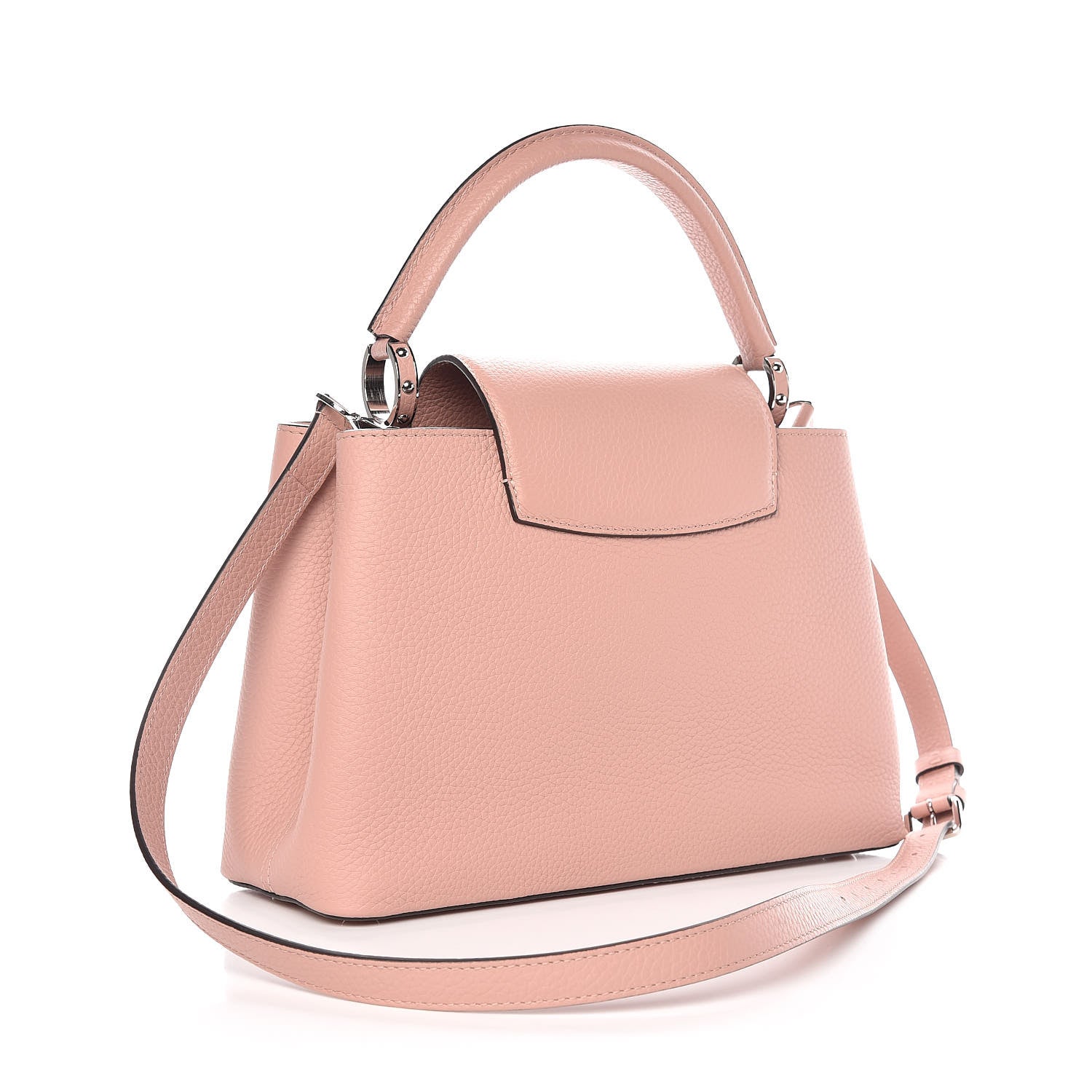 Louis Vuitton Taurillon Capucines PM Magnolia 3 of 9