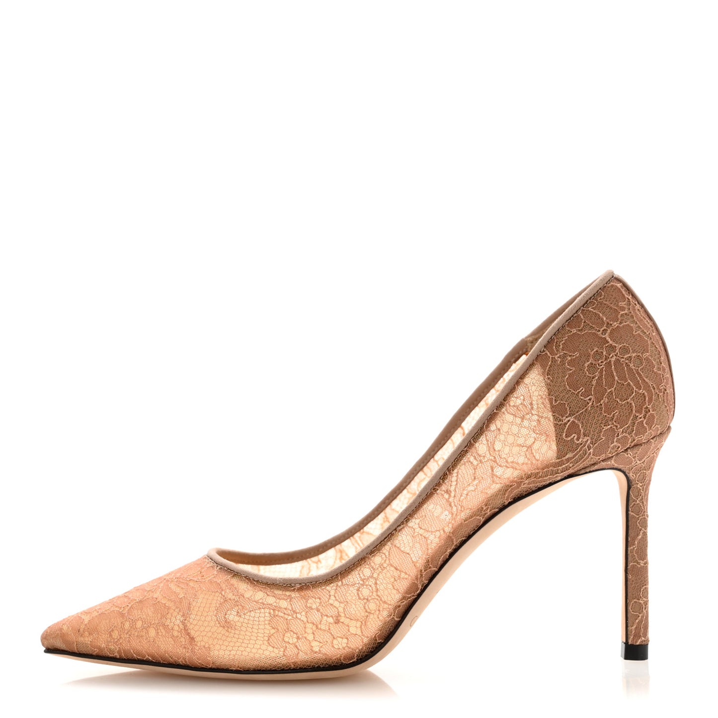 Floral Lace Romy 85 Pumps 36.5 Ballet Pink