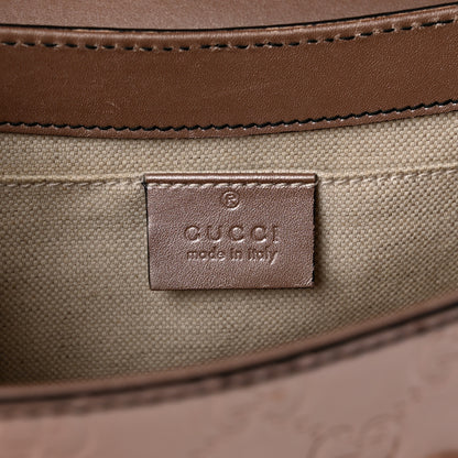 Gucci Shine Guccissima Medium Emily Chain Shoulder Bag Dark Cipria 6 of 11