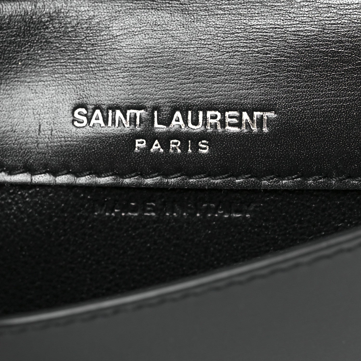 Saint Laurent Ultra Soft Calfskin Coin Wallet Black 6 of 13