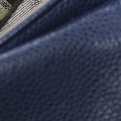 Chanel Caviar Half Moon Wallet On Chain WOC Navy 8 of 11