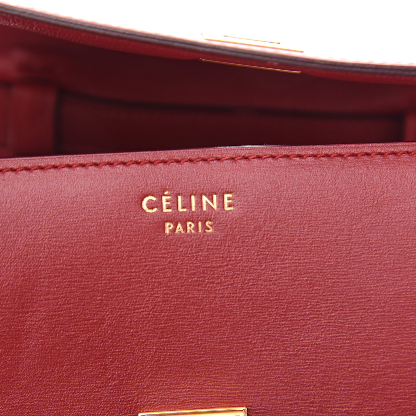 Smooth Calfskin Small Classic Box Flap Bag Red