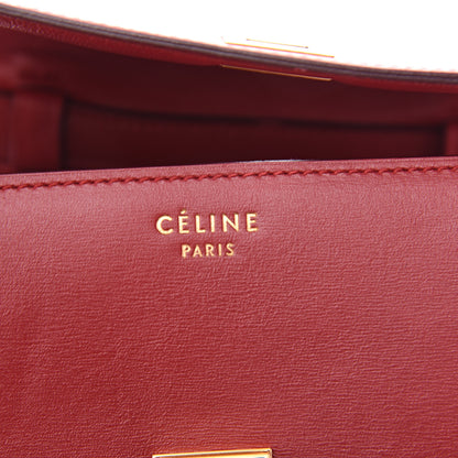 Celine Smooth Calfskin Small Classic Box Flap Bag Red 5 of 12