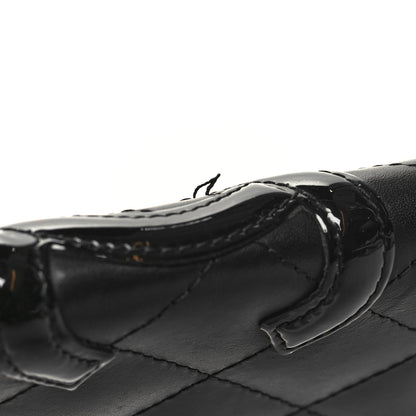 Chanel Calfskin Quilted Cambon 6 Key Holder Black 10 of 11