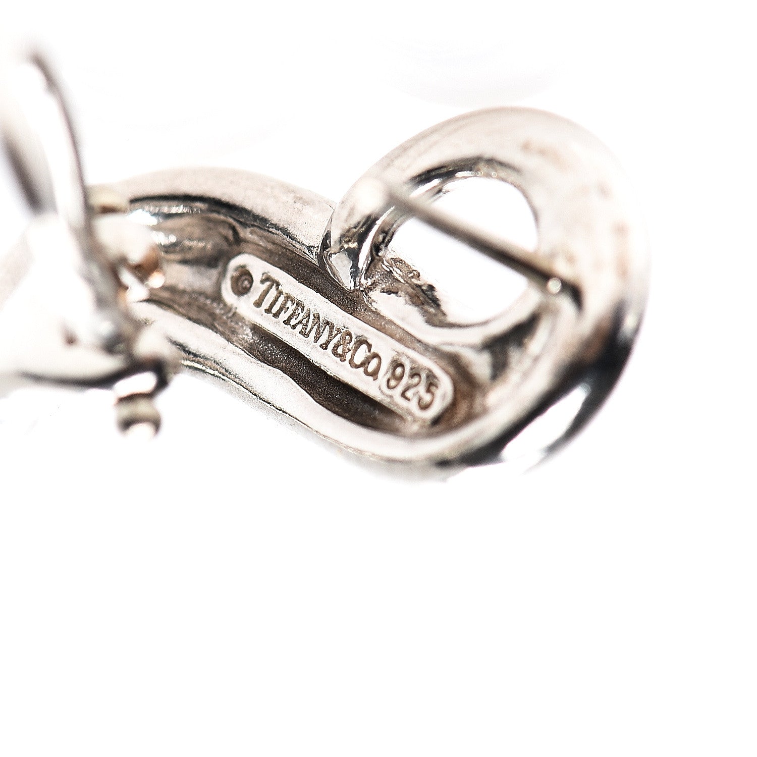 Tiffany Sterling Silver Infinity Earrings 4 of 4