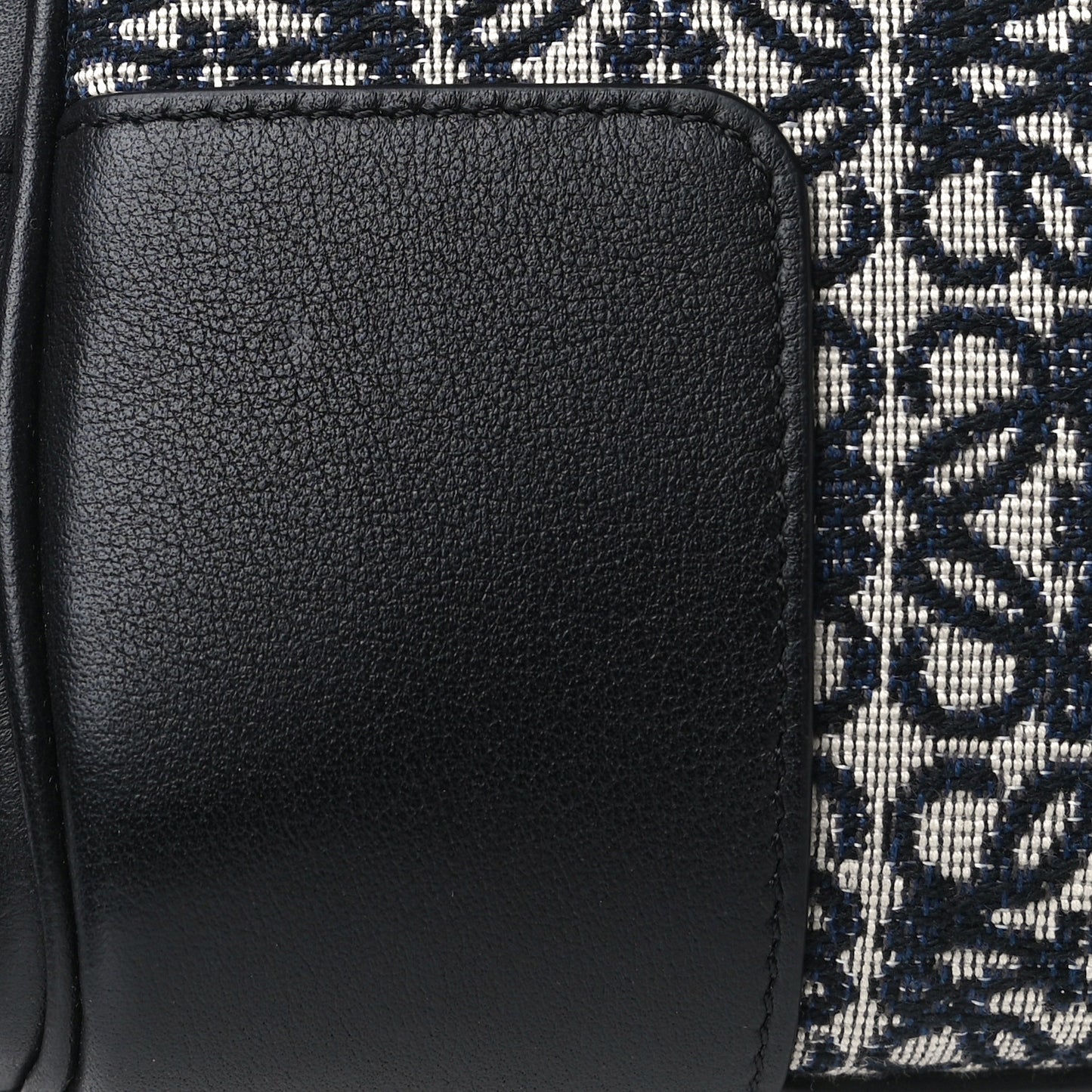 Jacquard Anagram Calfskin Amazona 19 Black Navy