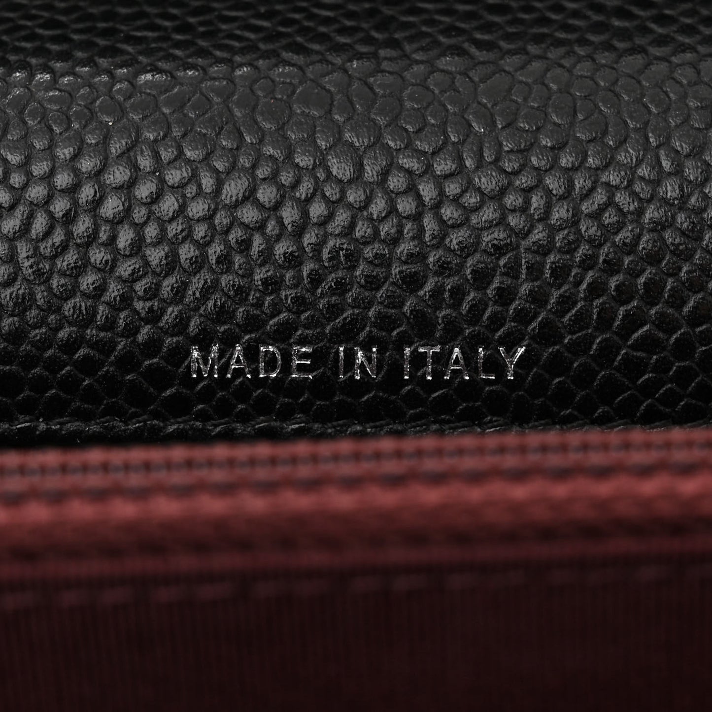 Caviar Quilted Square Wallet On Chain WOC Black