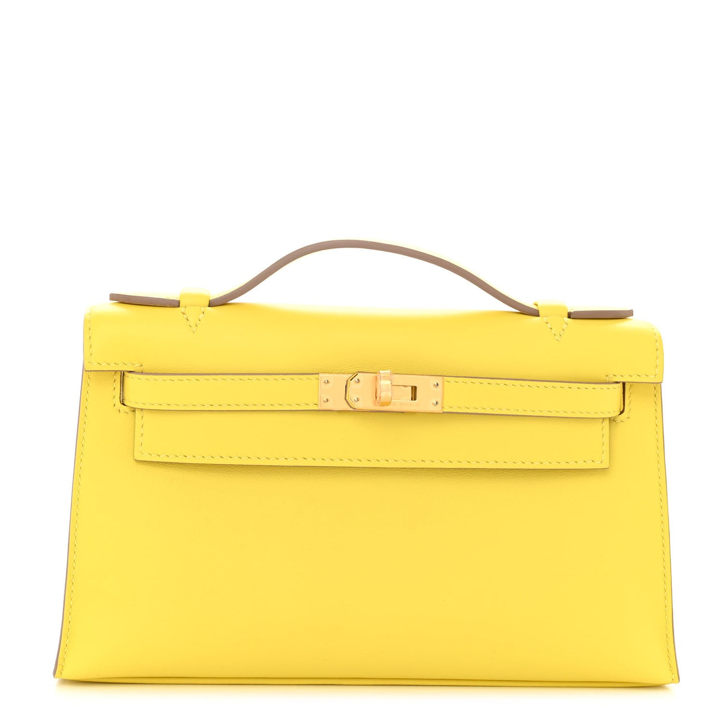 Swift Kelly Pochette Clutch Lime