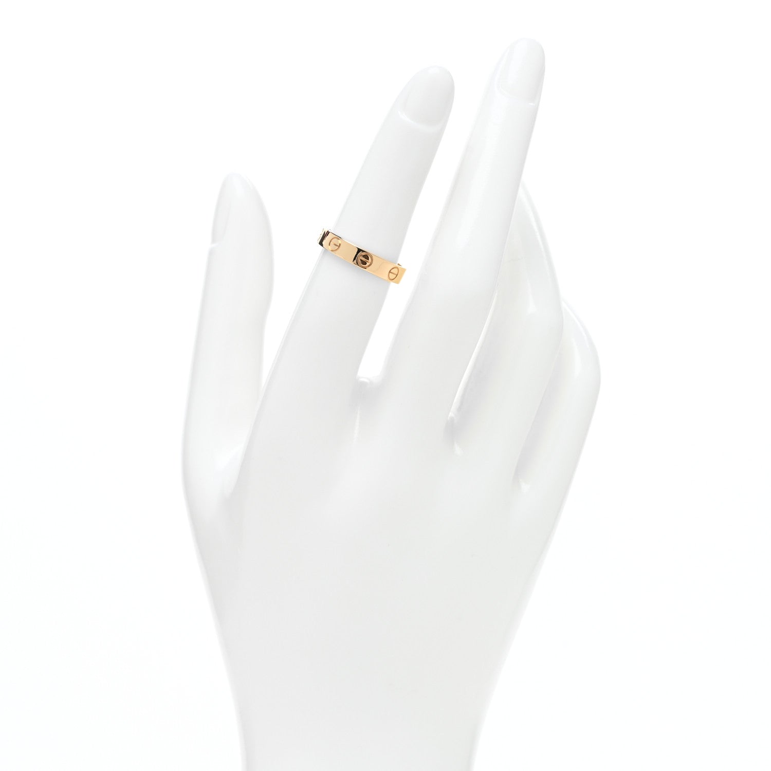 Cartier 18K Yellow Gold 3.5mm LOVE Wedding Band Ring 51 5.75 2 of 5