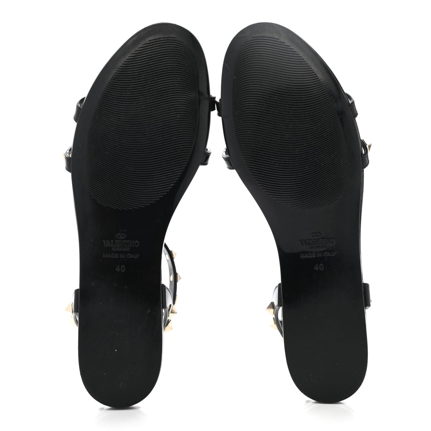 PVC Jelly Rockstud Caged Sandals 40 Black
