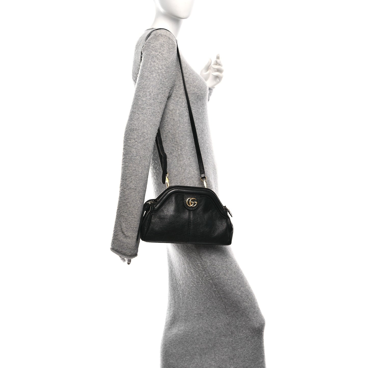 Calfskin Small Re(Belle) Crossbody Bag Black