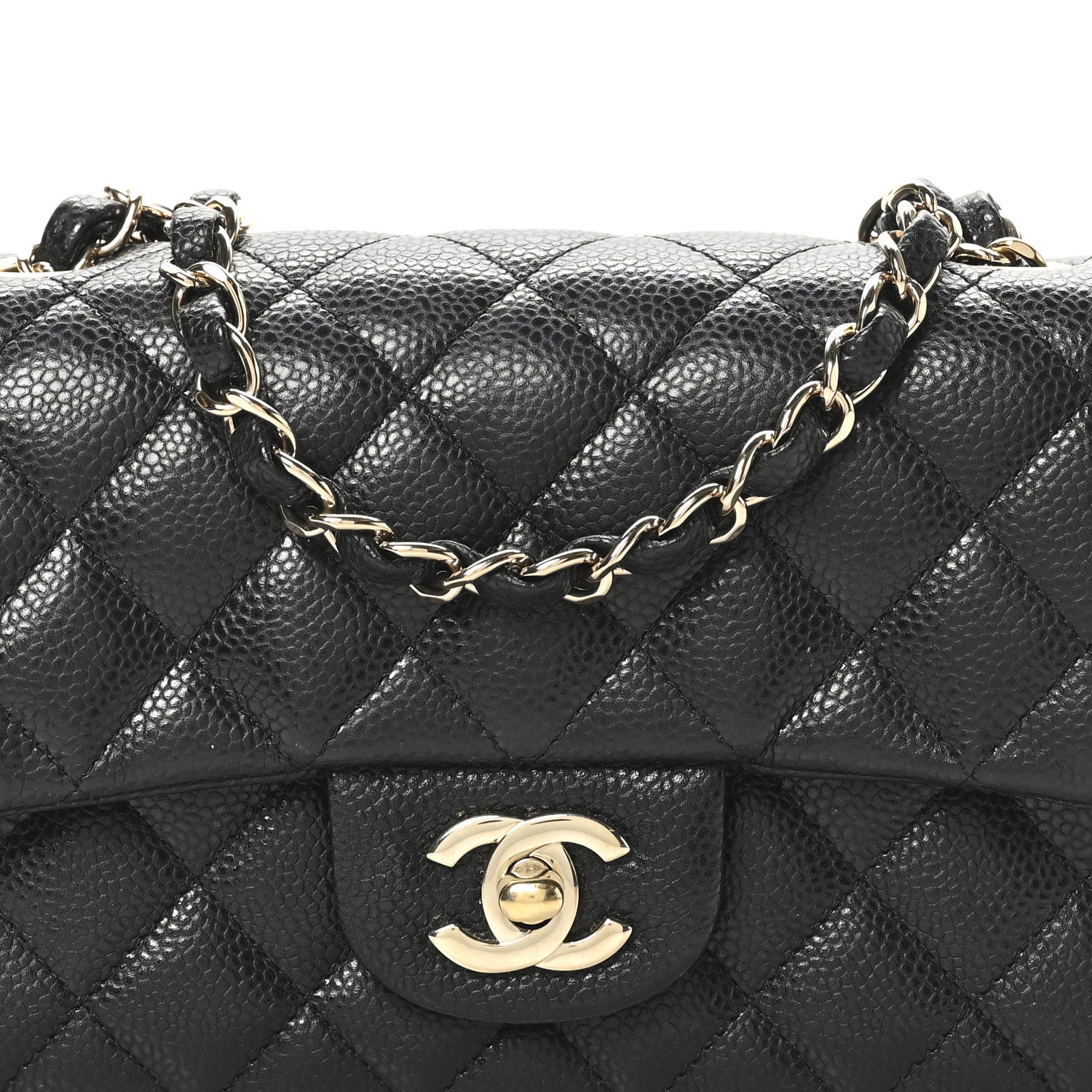 Chanel Caviar Quilted Mini Rectangular Flap Black 8 of 11