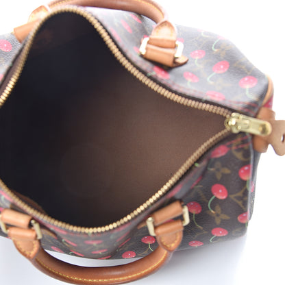 Louis Vuitton Monogram Cerises Speedy 25 4 of 7