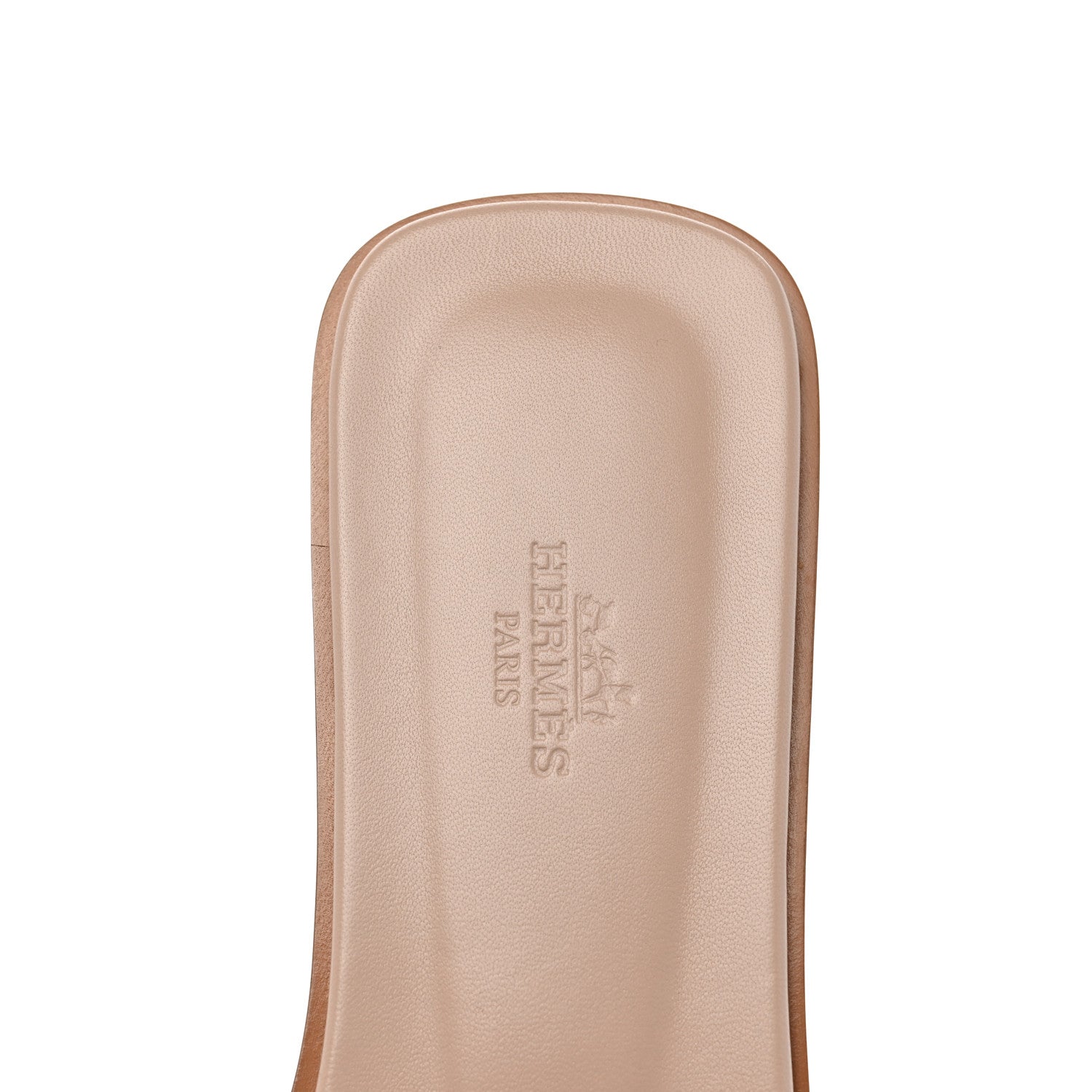 Hermes Box Calfskin Oran Sandals 41 Beige Nude 7 of 9