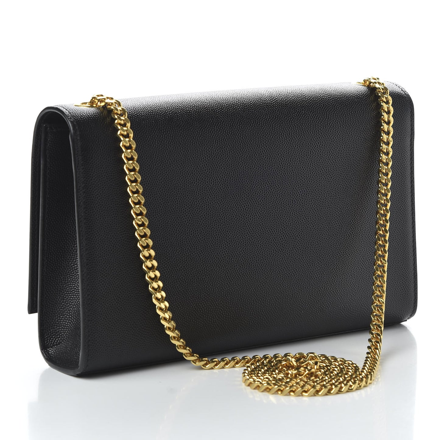Grain De Poudre Medium Classic Monogram Kate Satchel Black