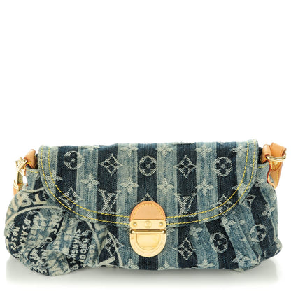 Louis Vuitton Denim Raye Mini Pleaty 1 of 7