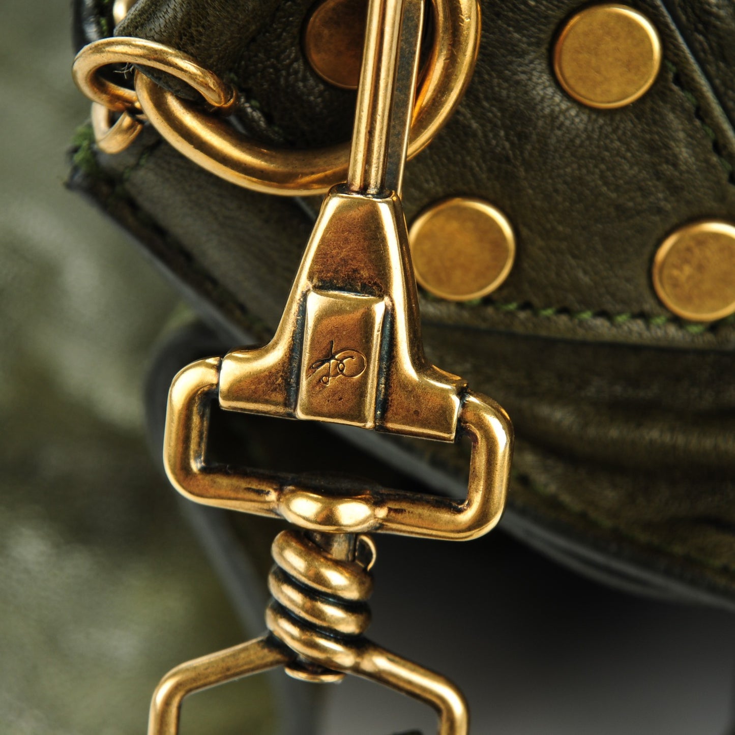 Lambskin Medium PS1 Satchel Military