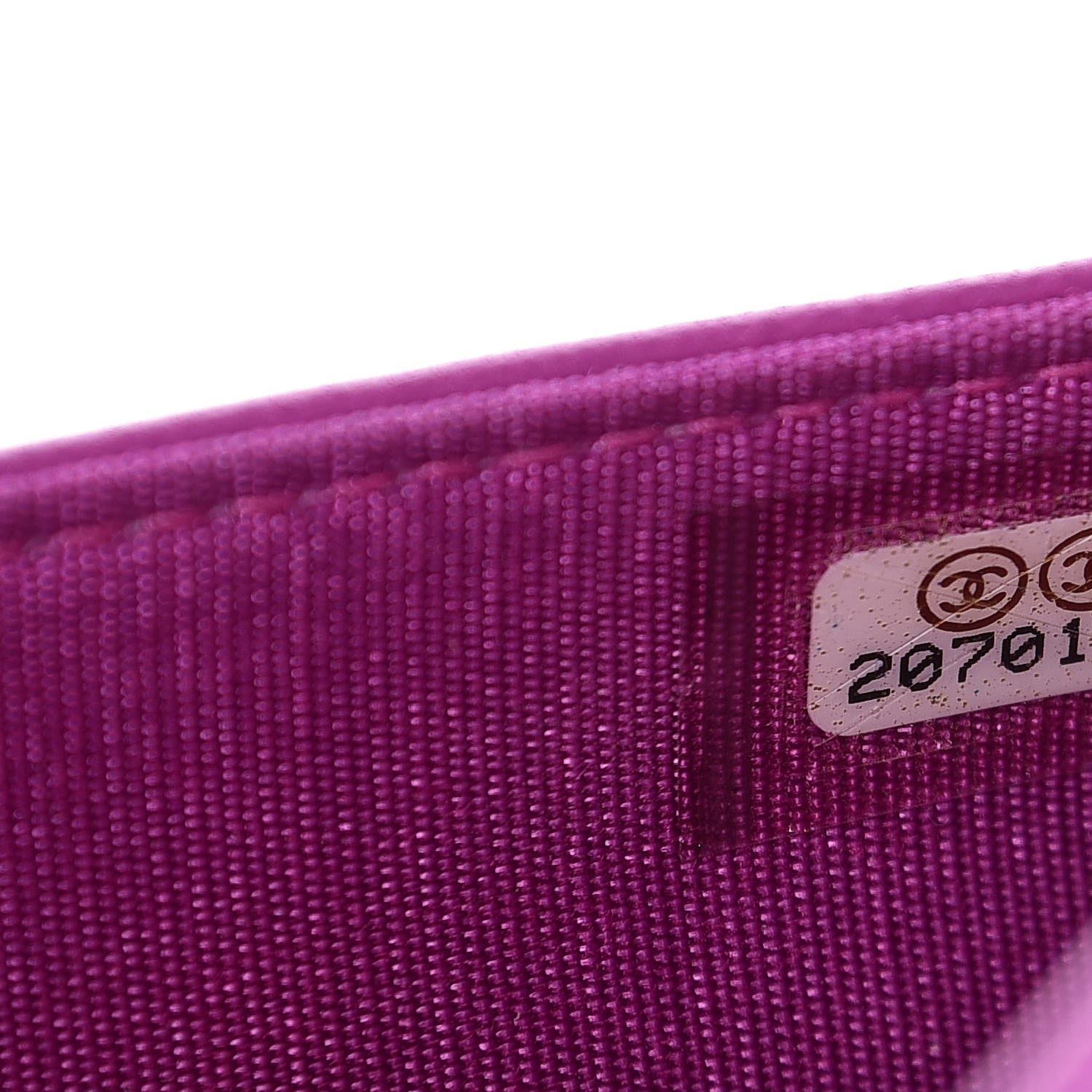 Chanel Lambskin Quilted Coco Boy Wallet On Chain WOC Fuchsia 8 of 11
