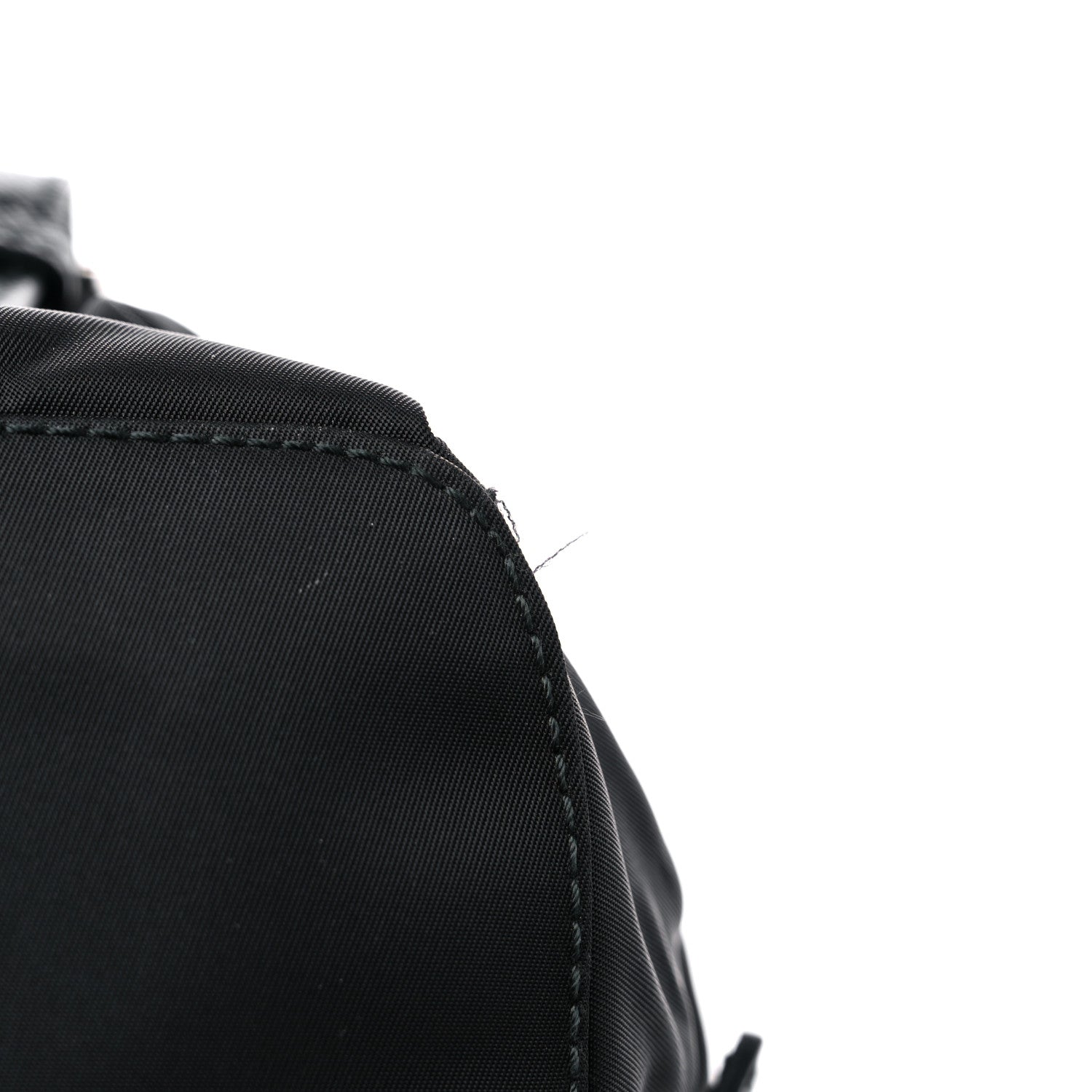 Prada Tessuto Nylon Saffiano Small Backpack Black 9 of 10