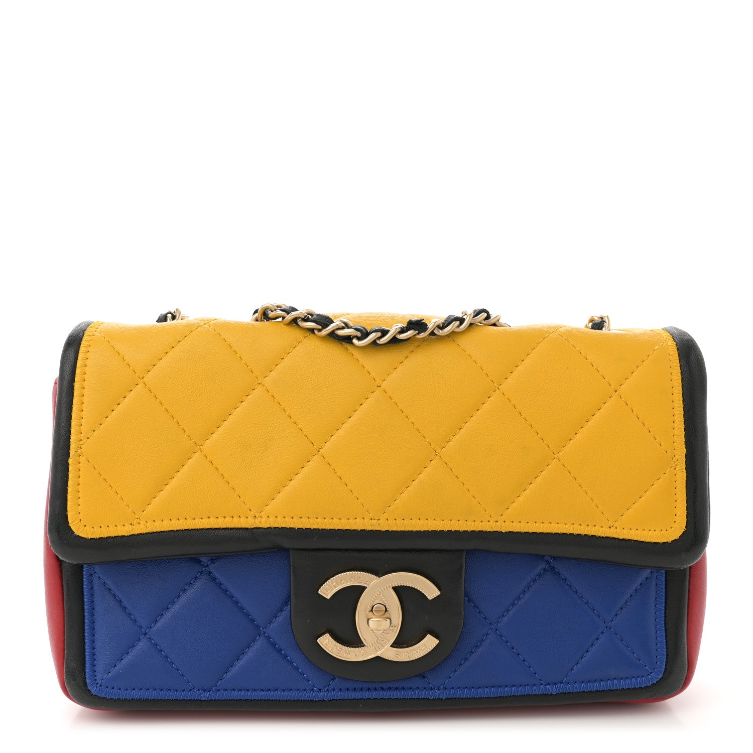 Chanel Lambskin Quilted Graphic Small Flap Multicolor 1 of 15