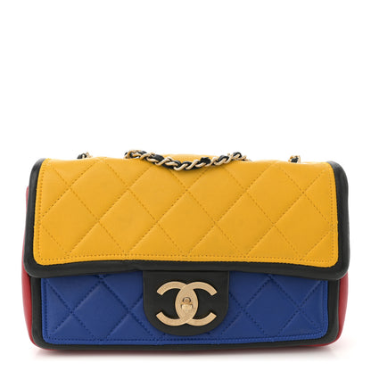Chanel Lambskin Quilted Graphic Small Flap Multicolor 1 of 15