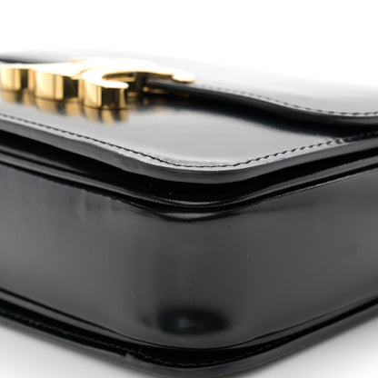 Celine Shiny Calfskin Teen Triomphe Black 10 of 11