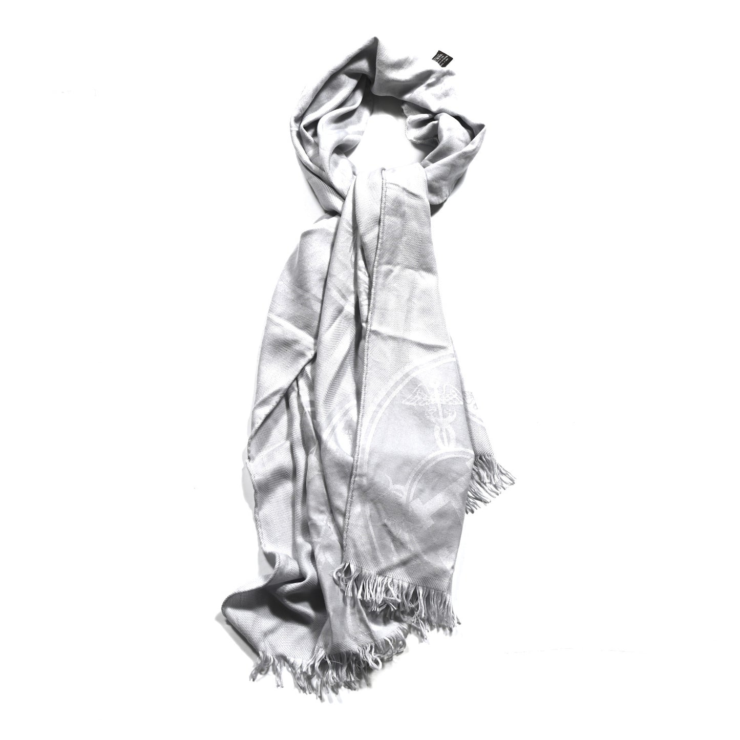 Cashmere Silk New Libris Stole Gris Nuage