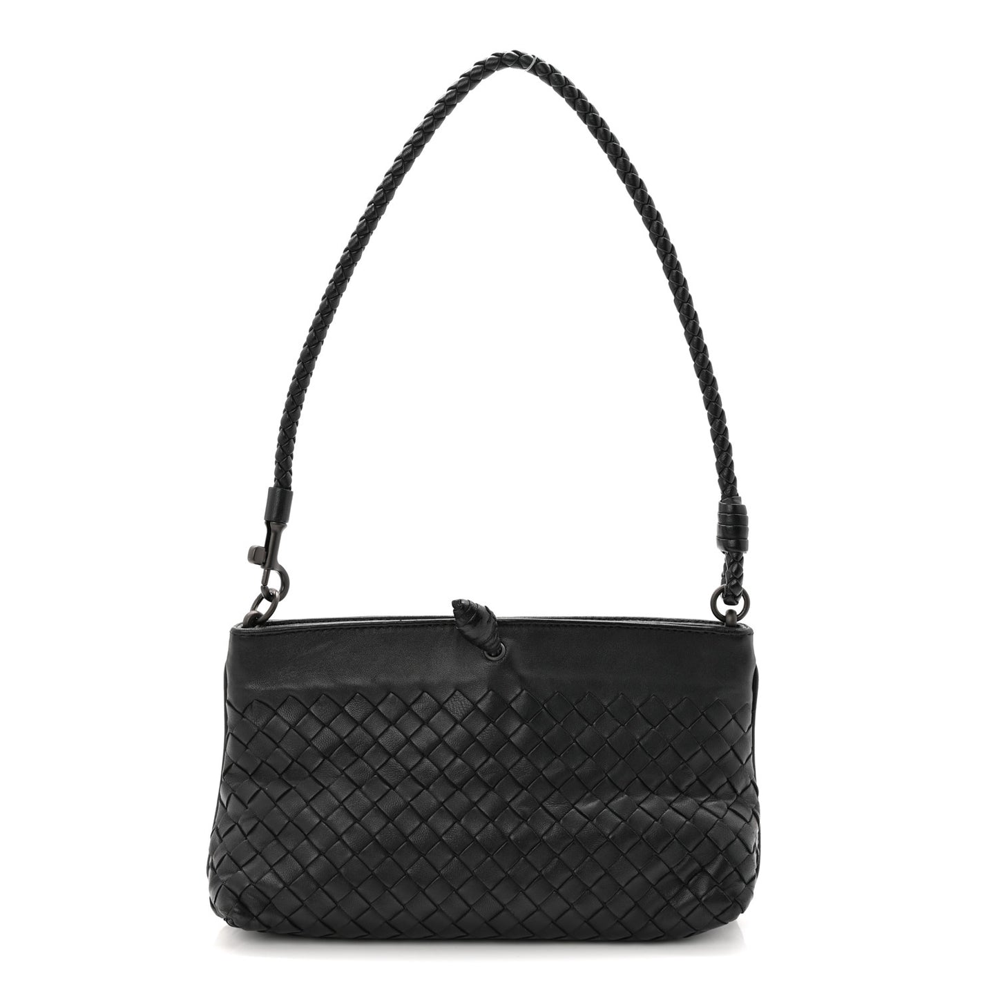 Nappa Intrecciato Mini Shoulder Bag Black