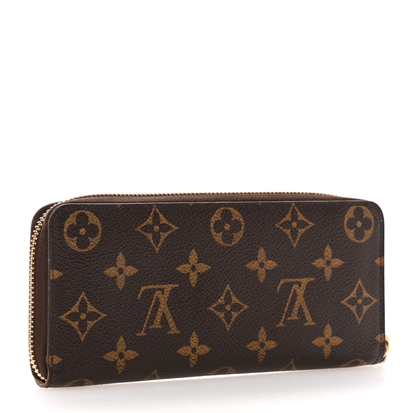 Monogram Clemence Wallet Rose Ballerine