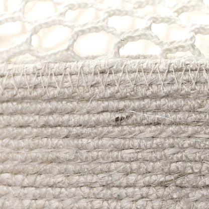Bottega Veneta Mesh Lambskin Sporty Web Stretch Ankle Tie Espadrilles 37 Optic White 9 of 10