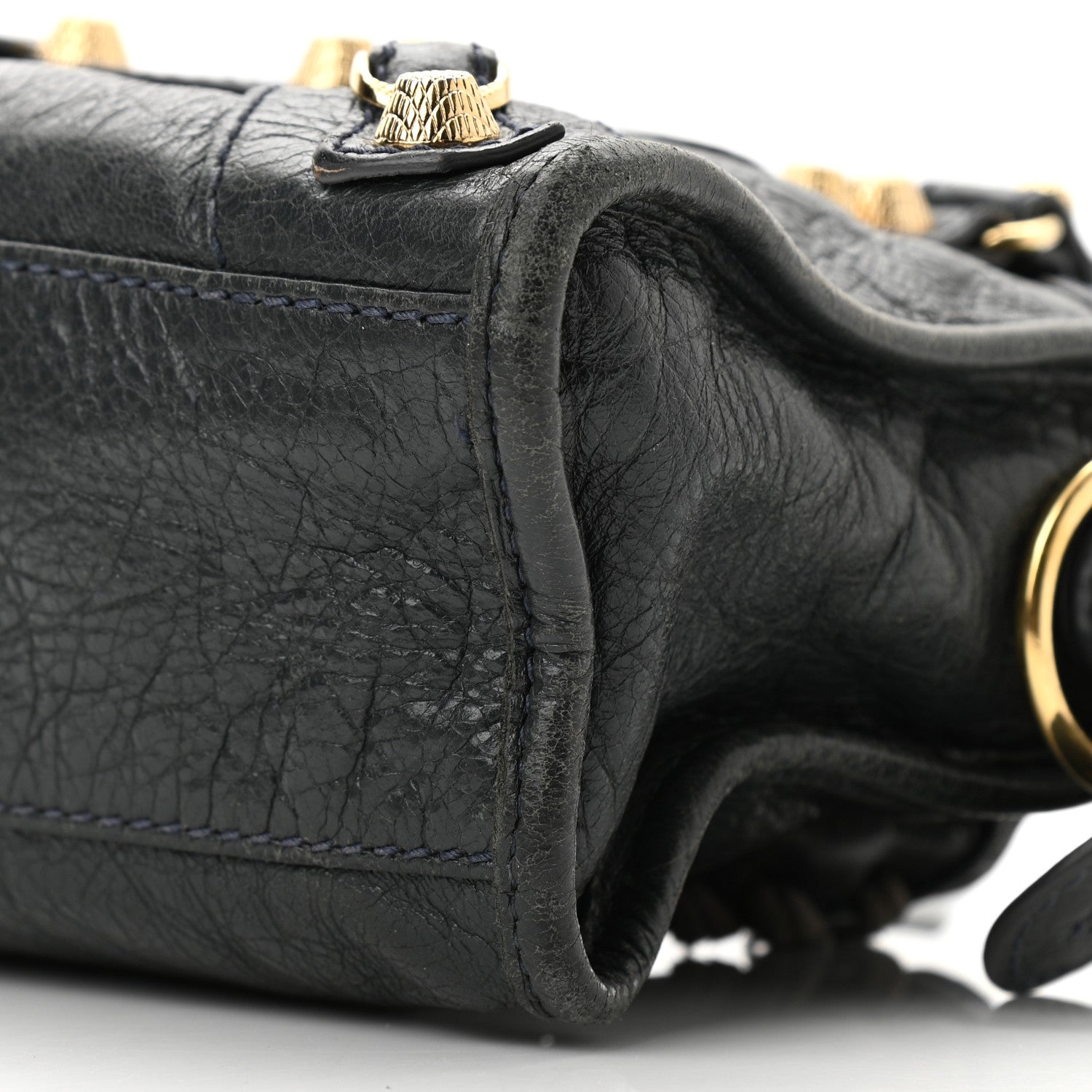Balenciaga Agneau Giant 12 Gold Hardware Mini City Anthracite 11 of 15