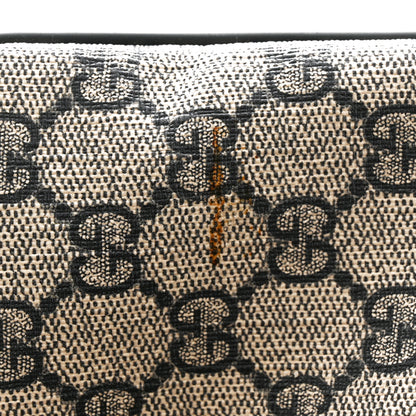 Gucci GG Supreme Monogram Small Flat Side Zip Messenger Bag Beige Blue 14 of 14