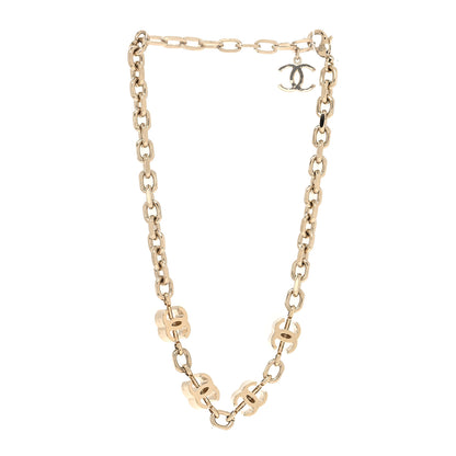 Chanel Metal CC Short Necklace Gold 3 of 5