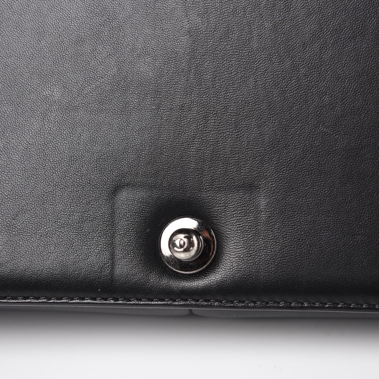 Chanel Lambskin Quilted Large Boy Flap Black 15 of 15