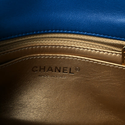 Chanel Lambskin Quilted Mini Pearl Crush Flap Blue 7 of 11