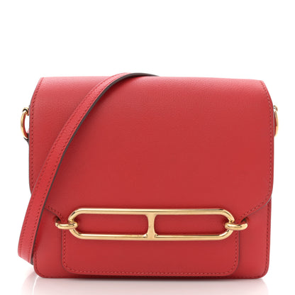 Hermes Evercolor Mini Sac Roulis Rouge Casaque 1 of 11