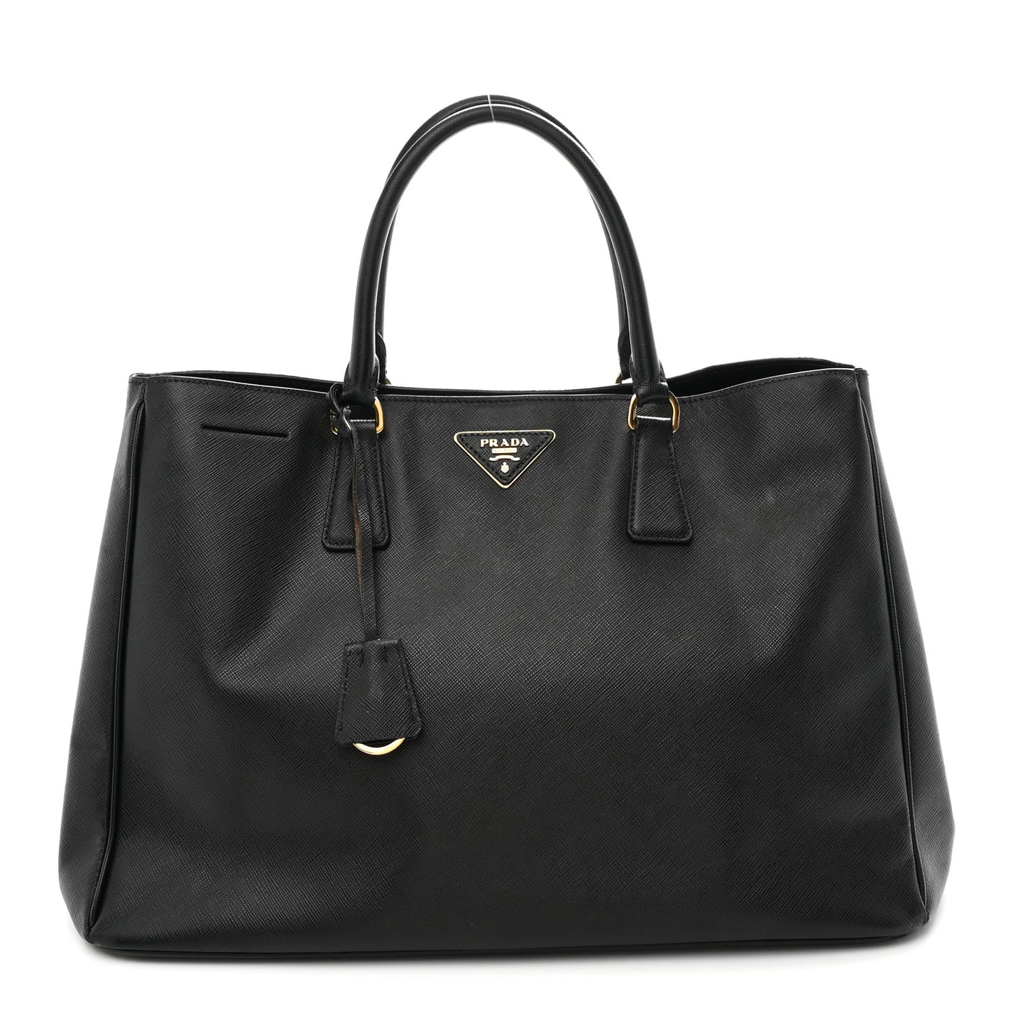 Saffiano Lux Large Tote Black