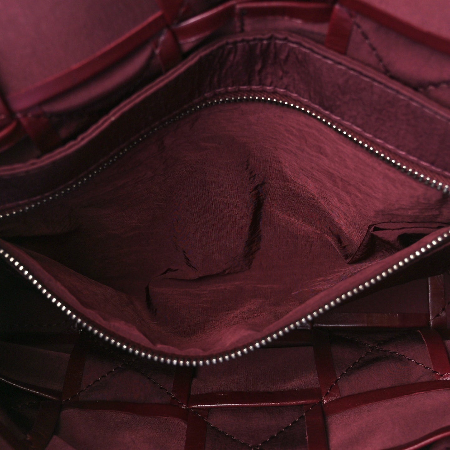 Paper Calfskin Maxi Intreccio Cassette Crossbody Bag Barolo