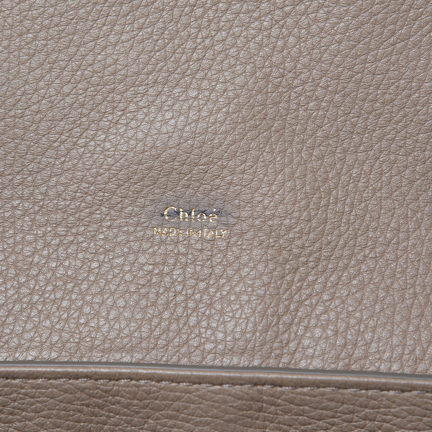 Chloe Shiny Grained Calfskin Medium Aby Day Shoulder Bag Motty Grey 6 of 9