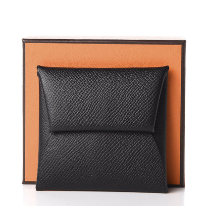 Hermes Epsom Bastia Coin Purse Black 8 of 8