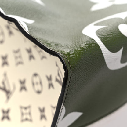 Louis Vuitton Monogram Giant Onthego GM Kaki Beige 10 of 13